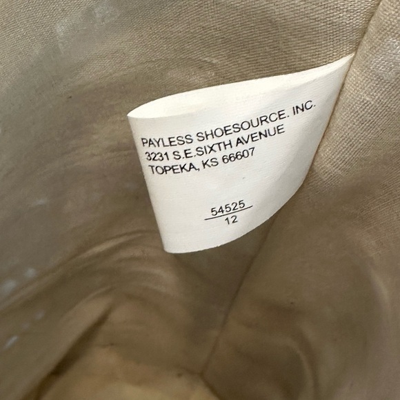 Payless Cornhusk and Gold Vintage Purse - Picture 5 of 6